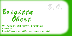 brigitta obert business card